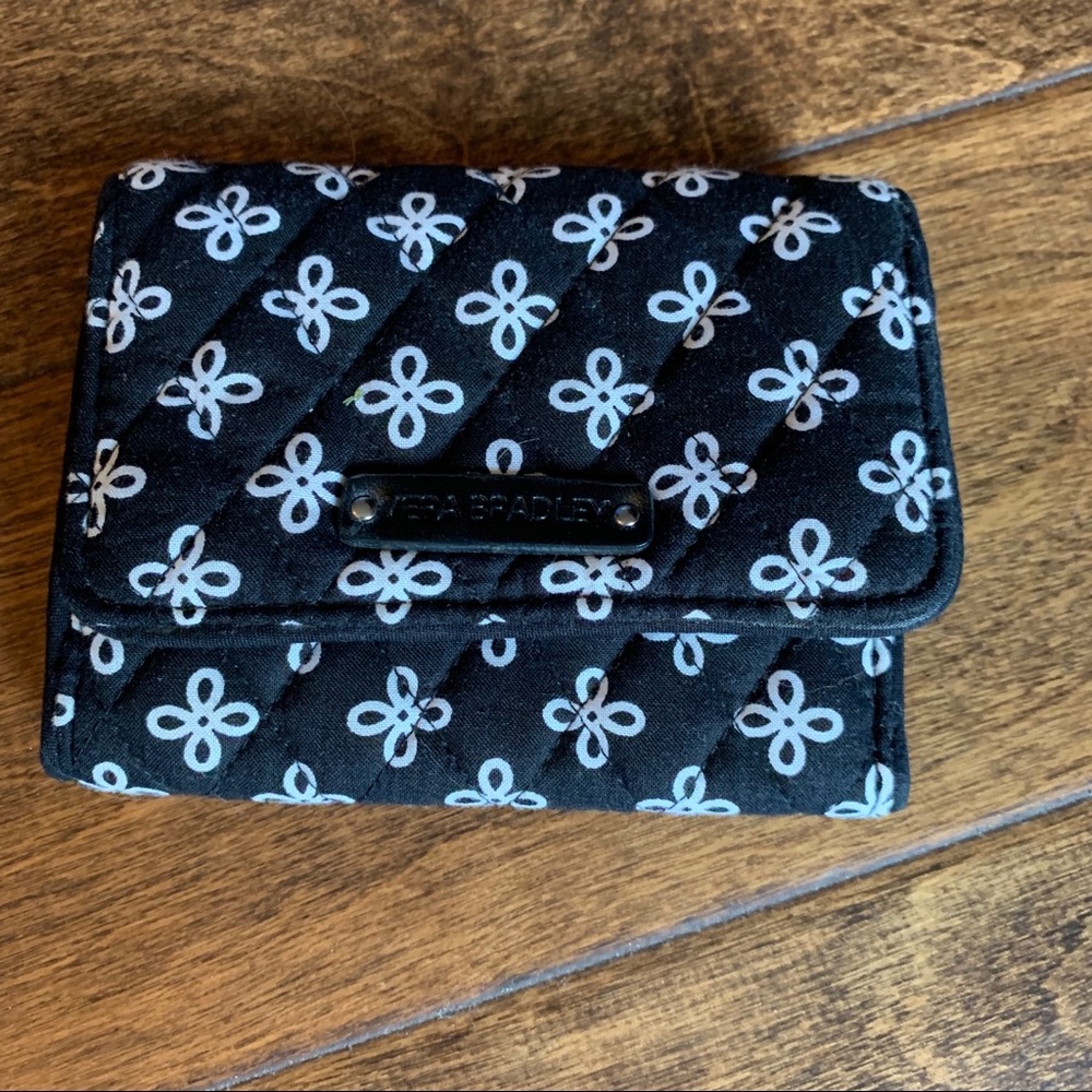 Vera Bradley Wallet Black and White